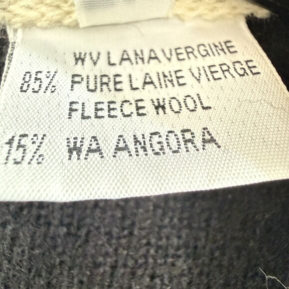 Vintage Sonia Sonia Rykiel Womens Wool Cardigan Strip Size 46 Padded Shoulder - Picture 15 of 16